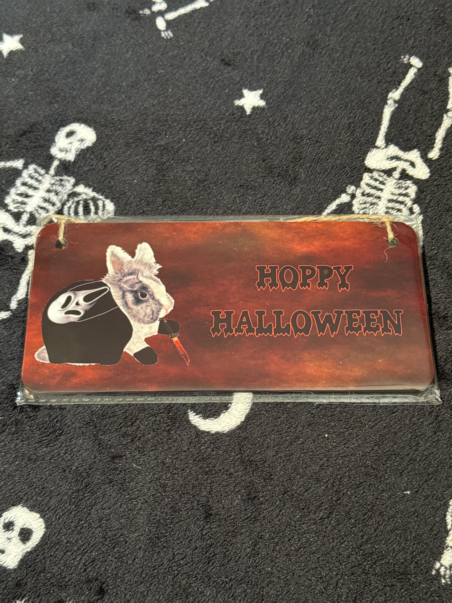 Hanging Wooden Halloween Signs