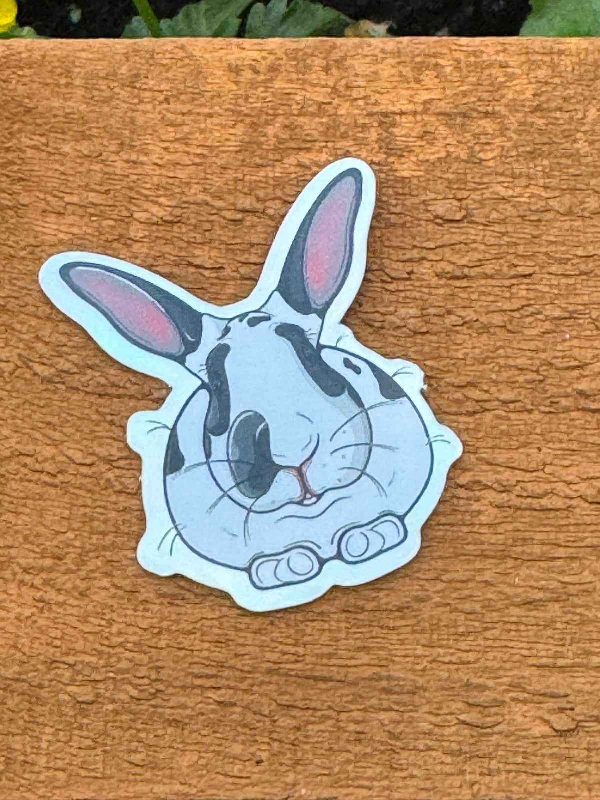 TouchingClouds Silver Bunny Sticker