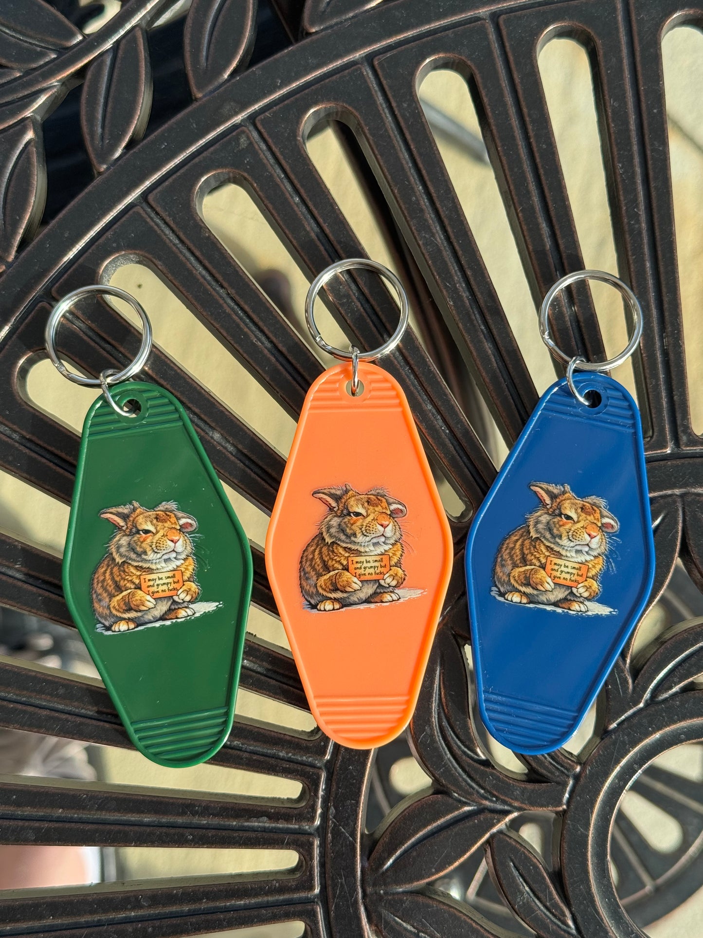 Sargeant Fred - No Fucks - Motel Style Keychain