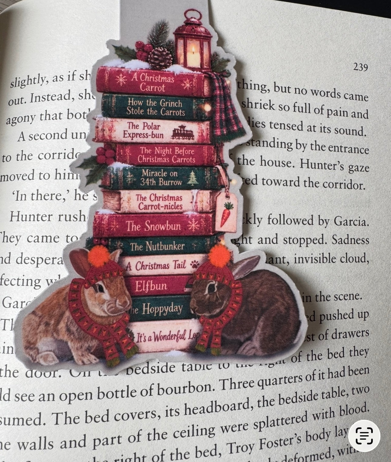 Christmas- Magnetic Bookmark