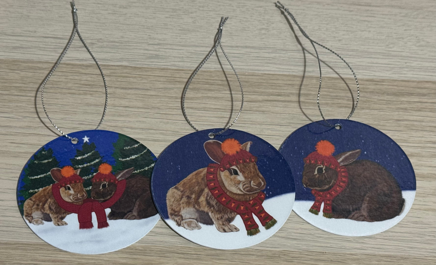 Pack of 6 JJ and Hettie Christmas Gift Tags
