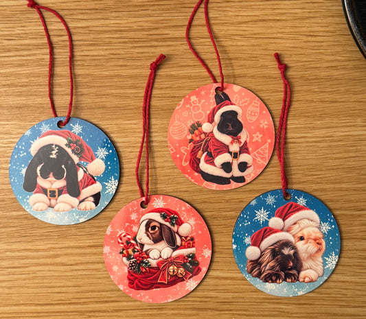 Fiver Friday - Wooden Christmas Ornaments