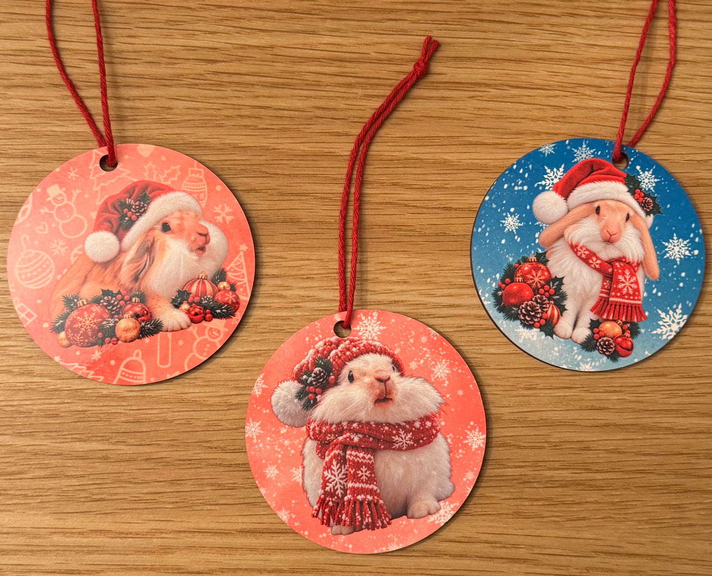 Fiver Friday - Wooden Christmas Ornaments