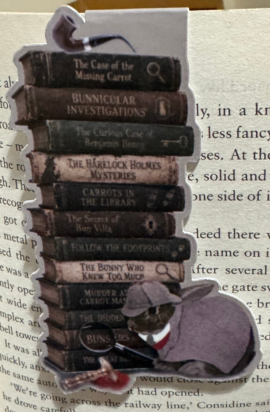 Detective Bunnies - Magnetic Bookmark