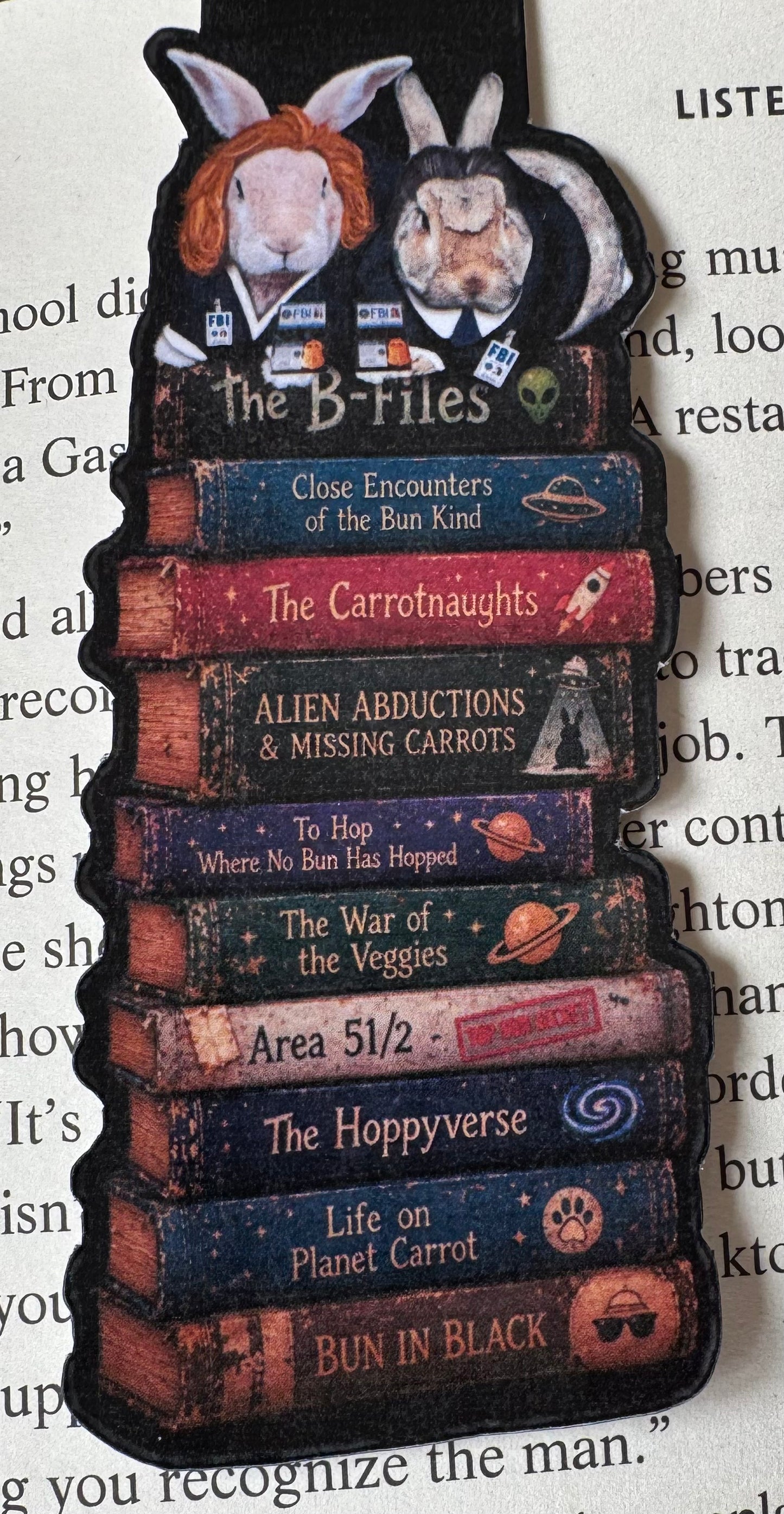 Sci Fi Bunnies - Magnetic Bookmark