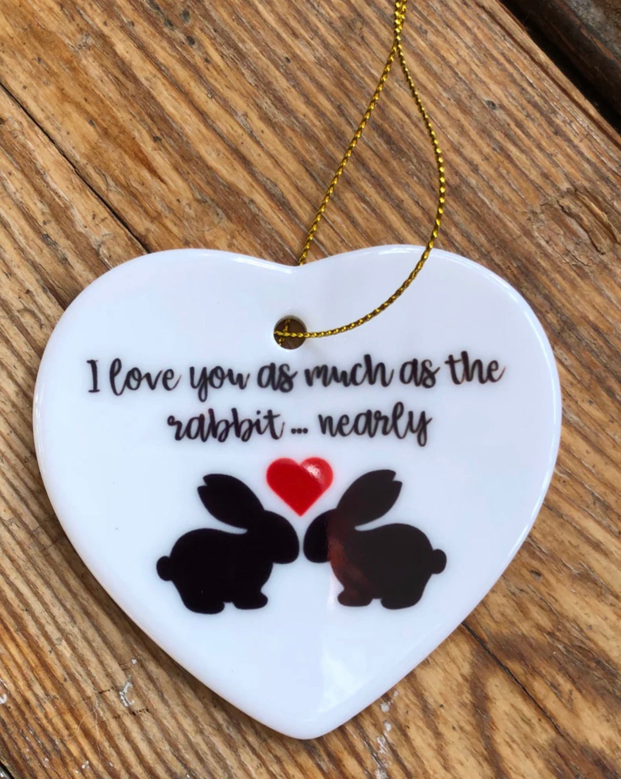 Hanging Ceramic Heart