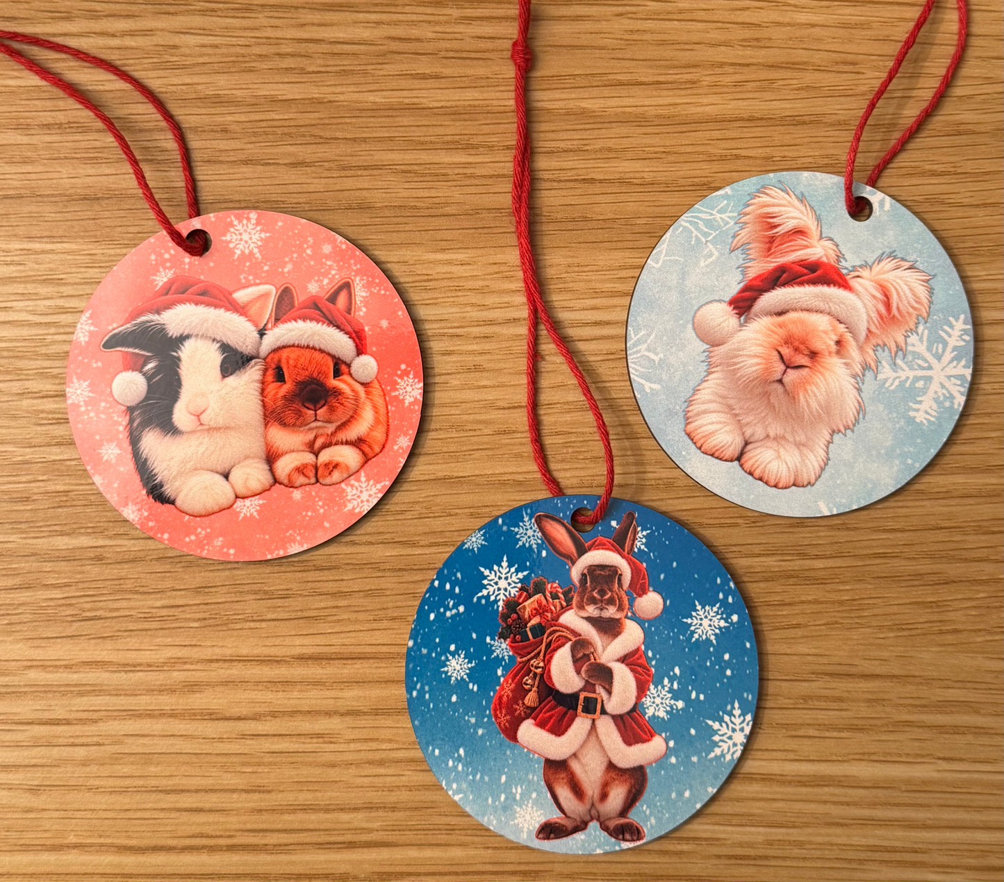 Fiver Friday - Wooden Christmas Ornaments