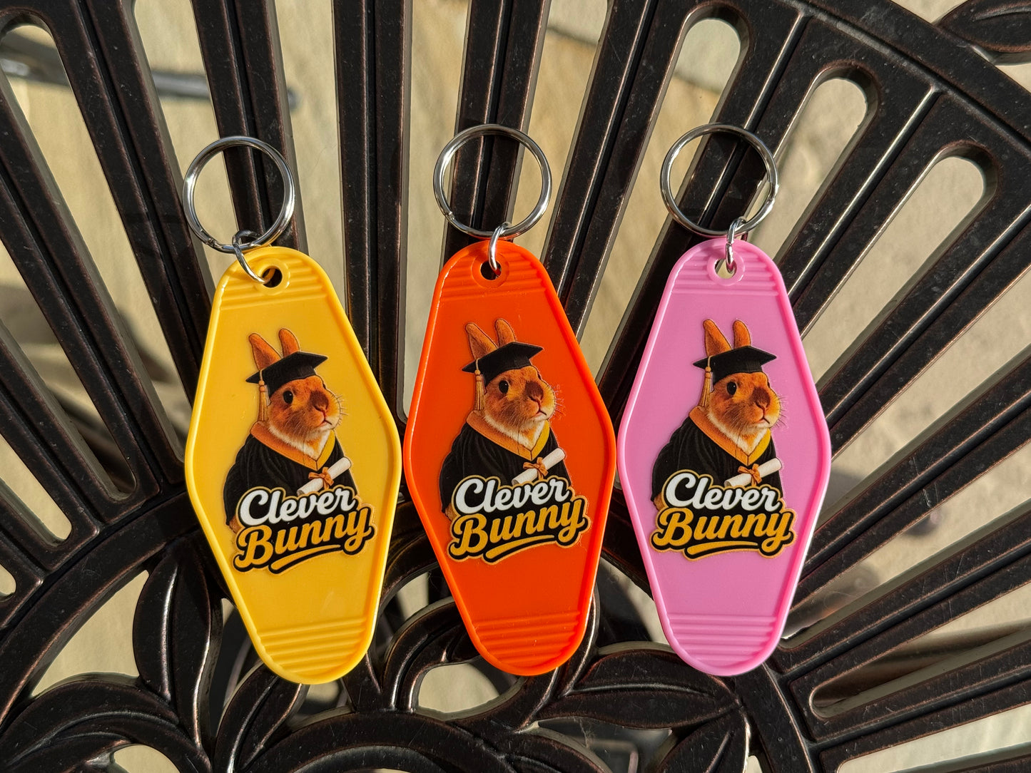 Harry- Graduation - Clever Bunny - Motel Style Keychain