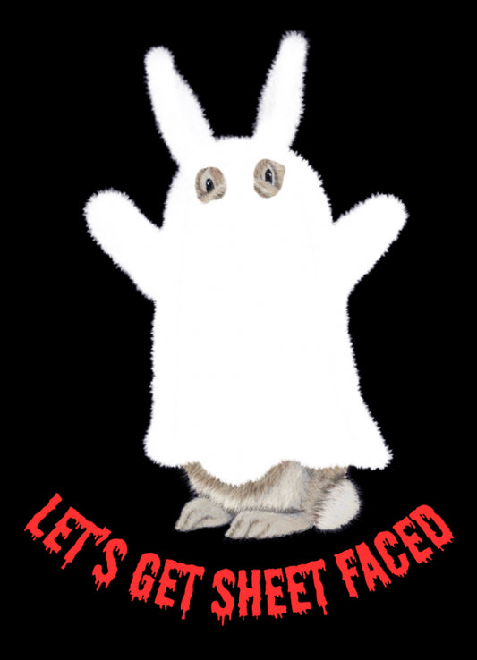 Let’s Get Sheet Faced Overhead Hoodie - Halloween