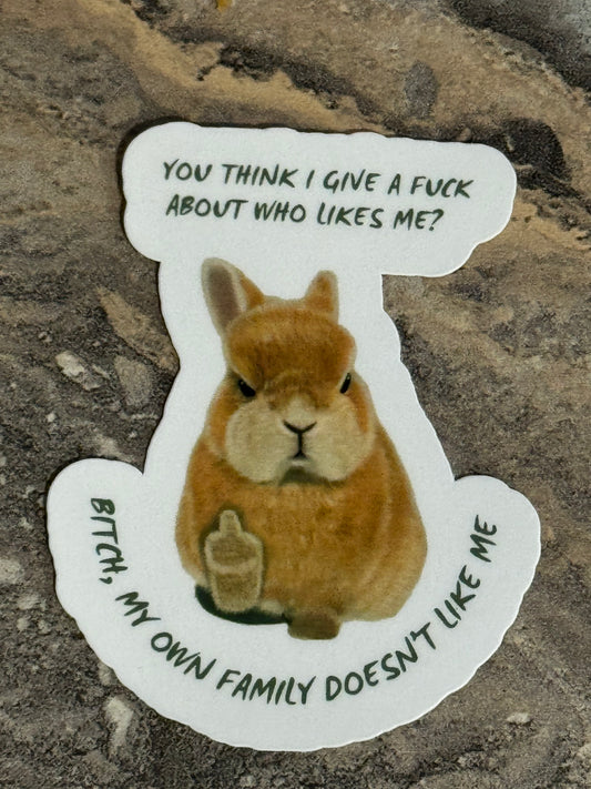 You Think I Give A Fuck About Who Likes Me? …