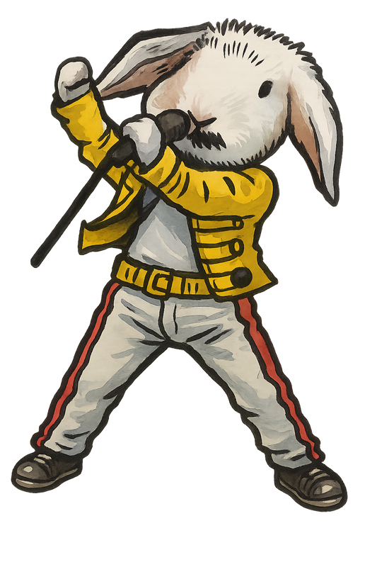 Freddie Mercury Bunny