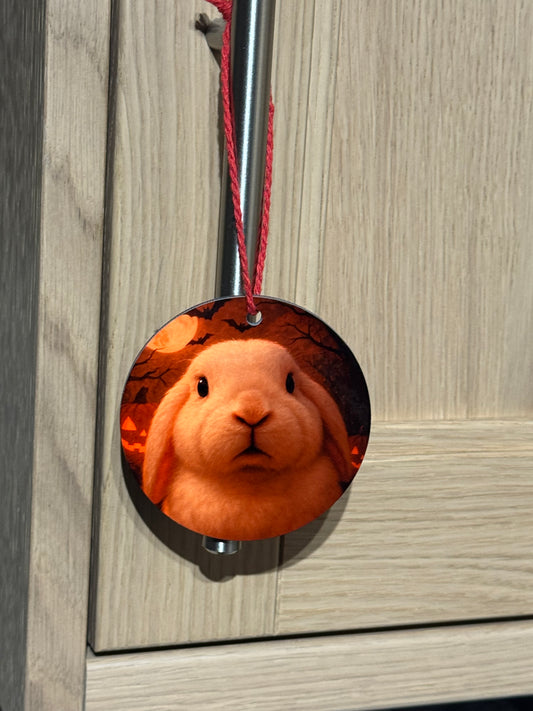 Halloween Limited Edition … Double Sided Pumpkin Wooden Decoration