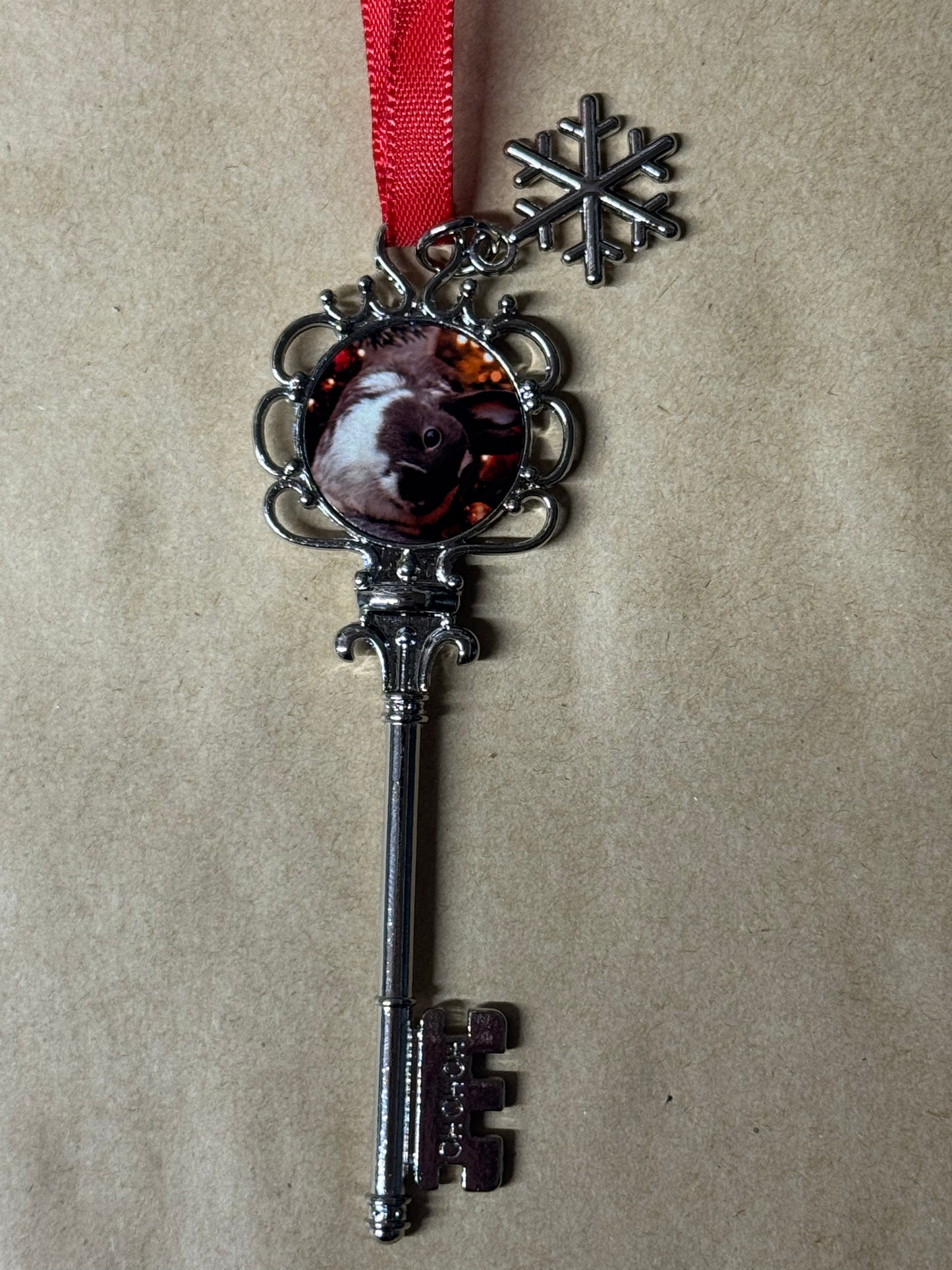 Limited Edition … Larry Double Sided Santa Key Decoration