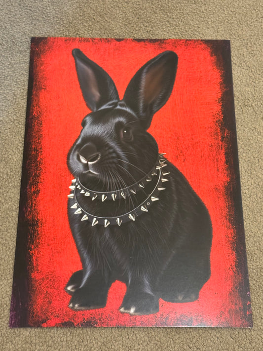 Gothic Bunny Art Print 3