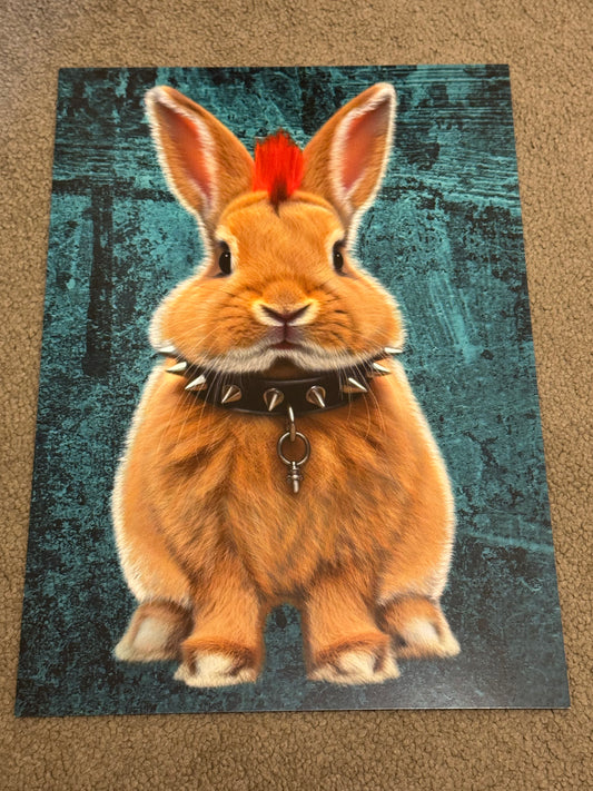 Gothic Bunny Art Print 4