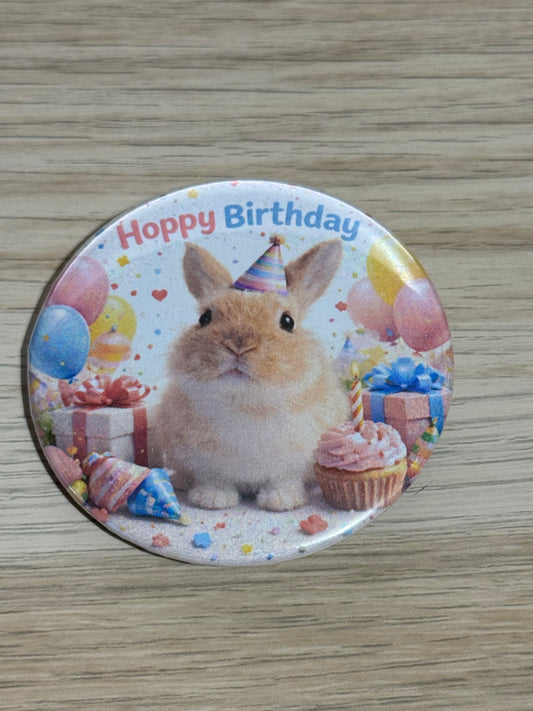 CCRR Harry Hoppy Birthday Pin Badge