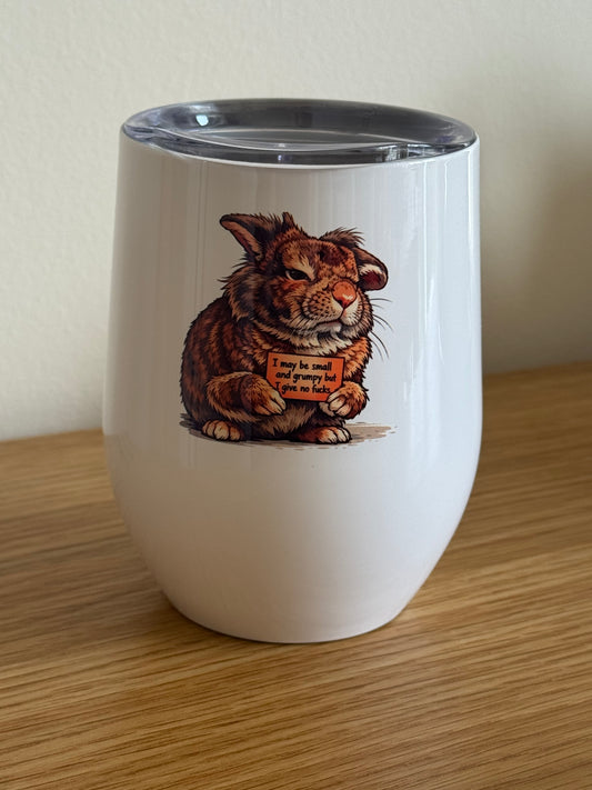 CCRR - Sargeant Fred No Fucks - Stemless Wine Glass