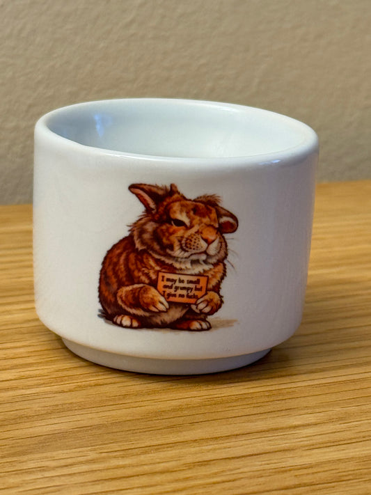 CCRR - Sargeant Fred - No Fucks - Ceramic Egg Cup/Shot Glass