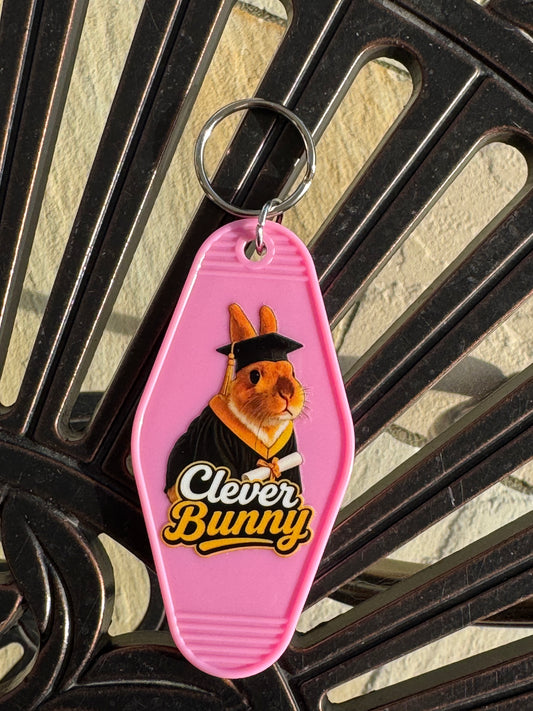 Harry- Graduation - Clever Bunny - Motel Style Keychain