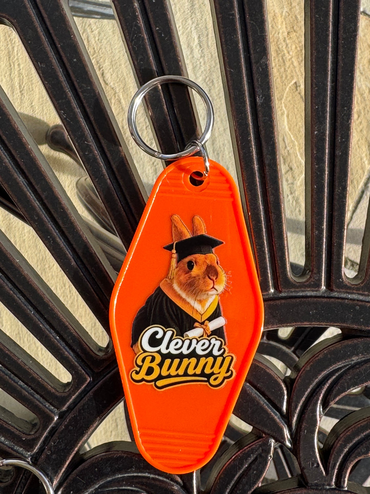 Harry- Graduation - Clever Bunny - Motel Style Keychain