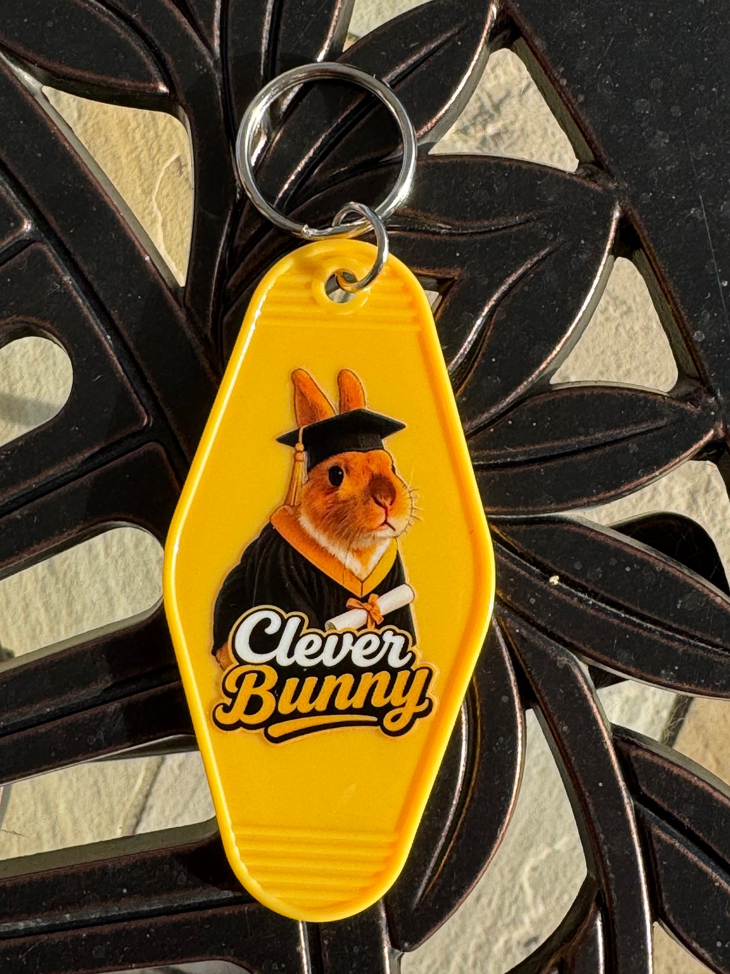 Harry- Graduation - Clever Bunny - Motel Style Keychain