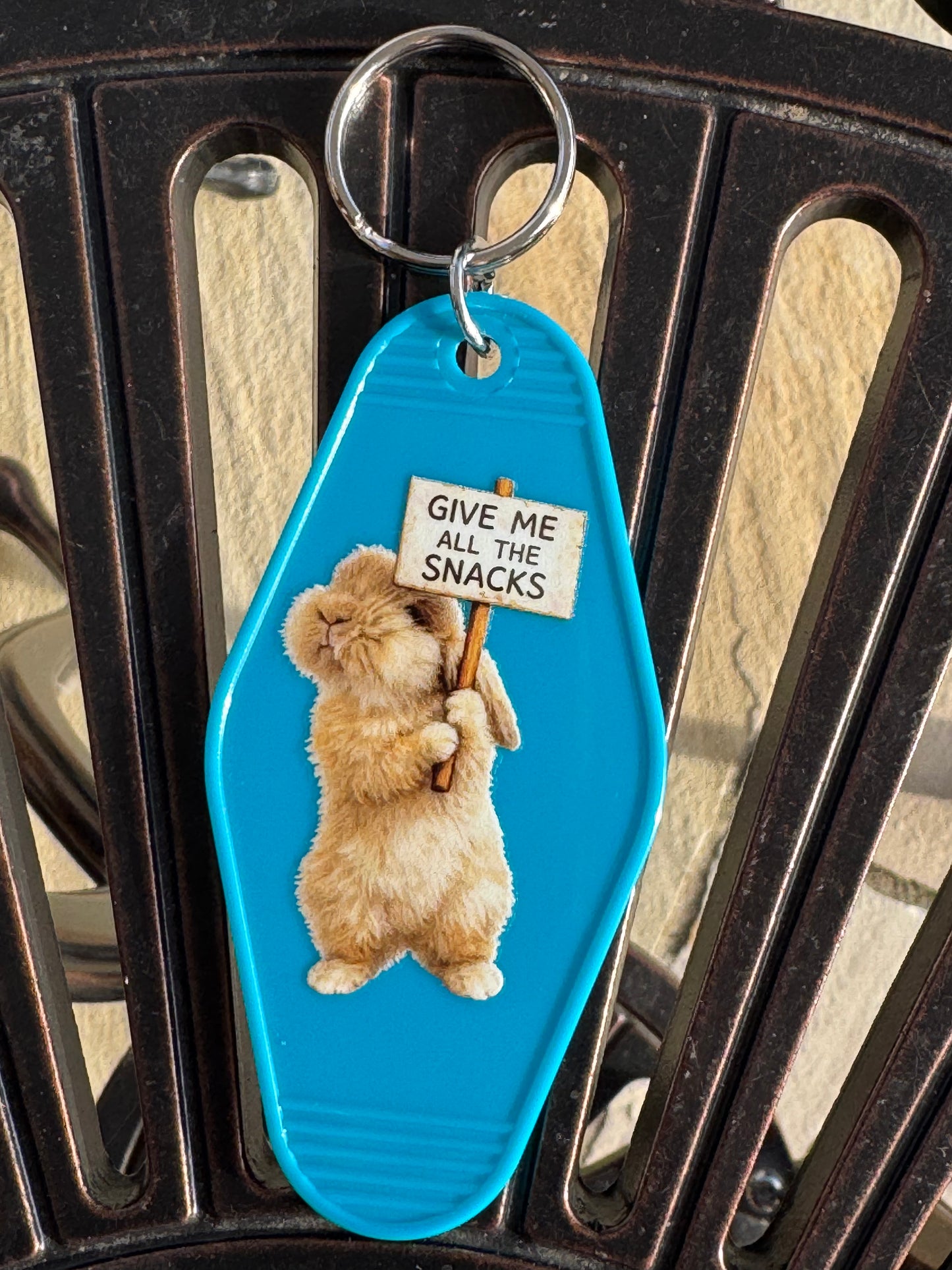 Fawn - Give Me All The Snacks - Motel Style Keychain
