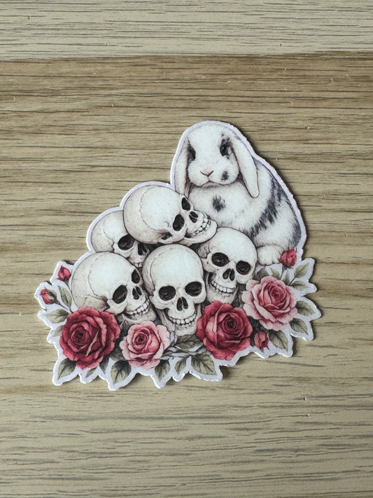 Shrewsbury Rabbit Rescue - Rose - Skulls and Roses