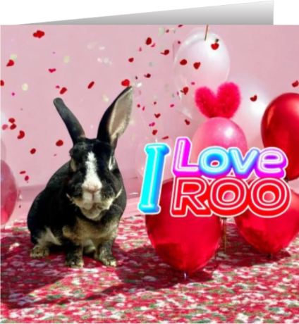 I Love Roo Valentine’s Day Card