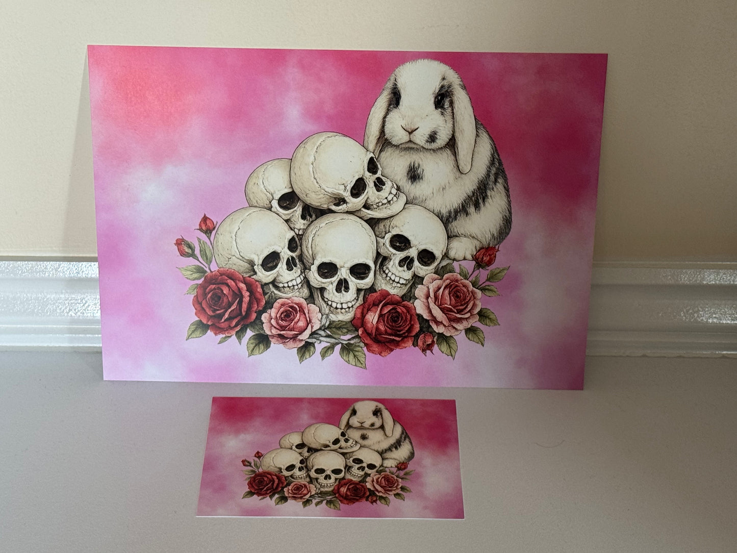 Shrewsbury Rabbit Rescue - Rose - Skulls and Roses