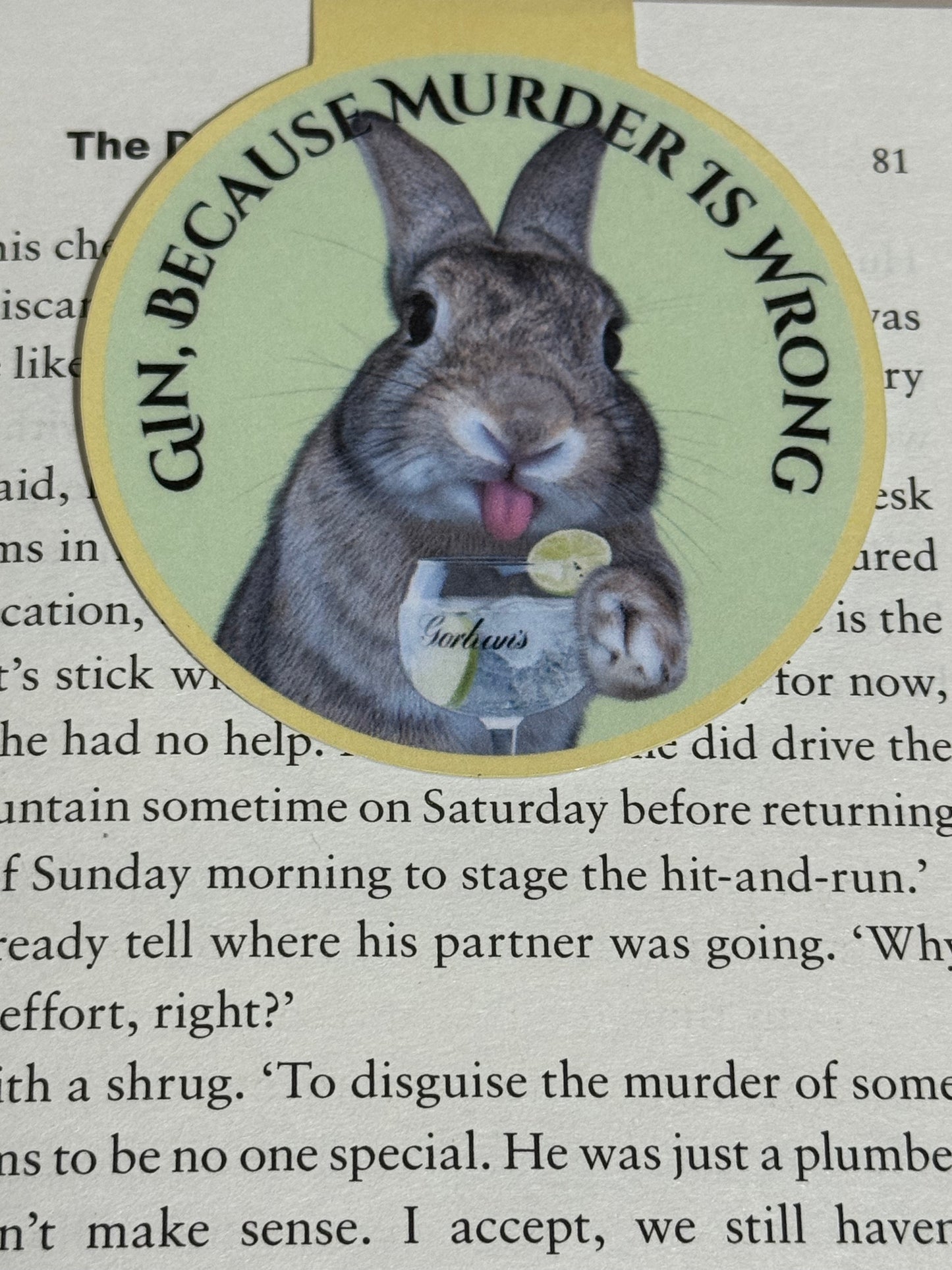 Magnetic Bookmark - Gin