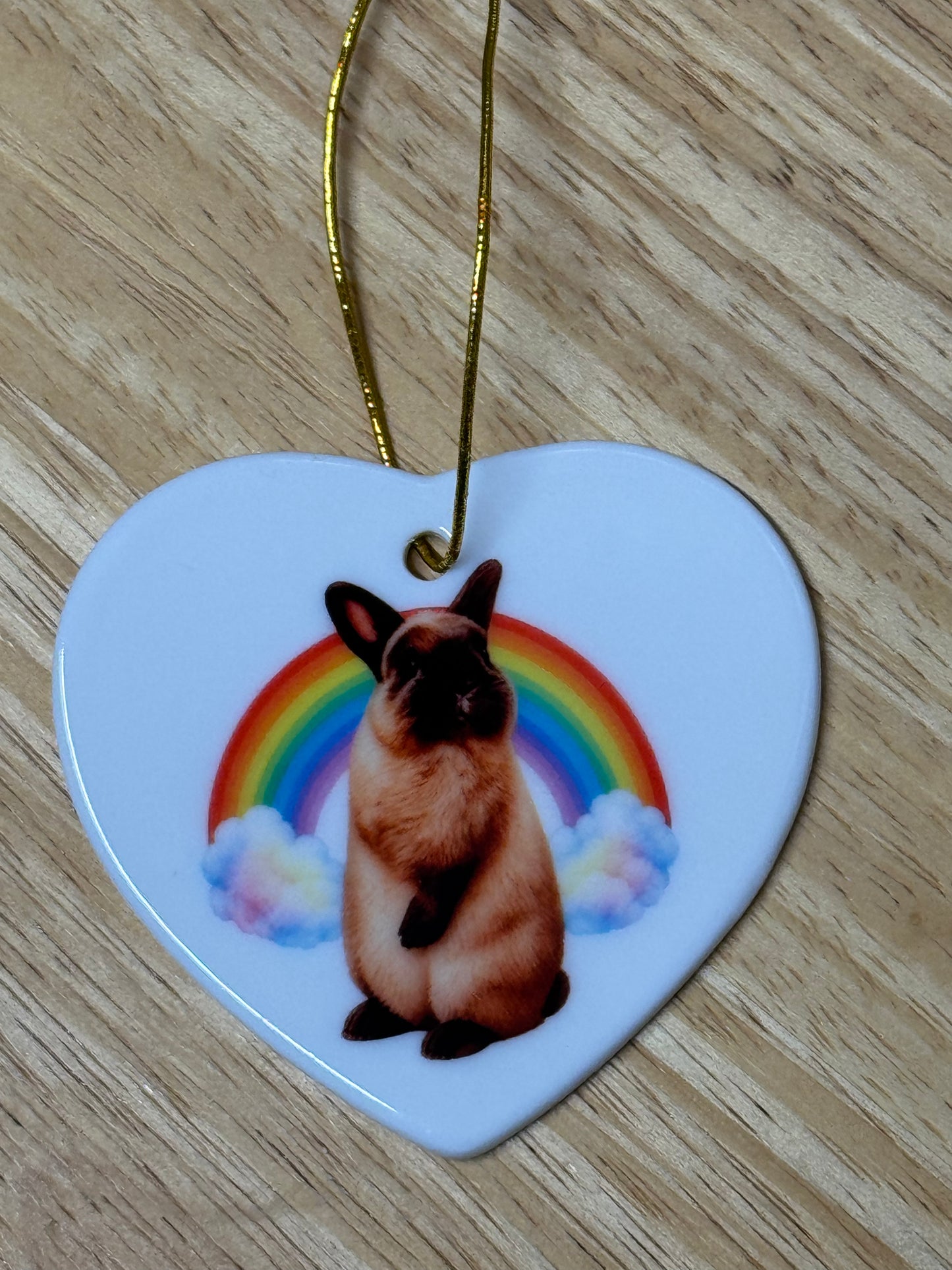 The Fluffle - Koko - Memorial Ceramic Heart