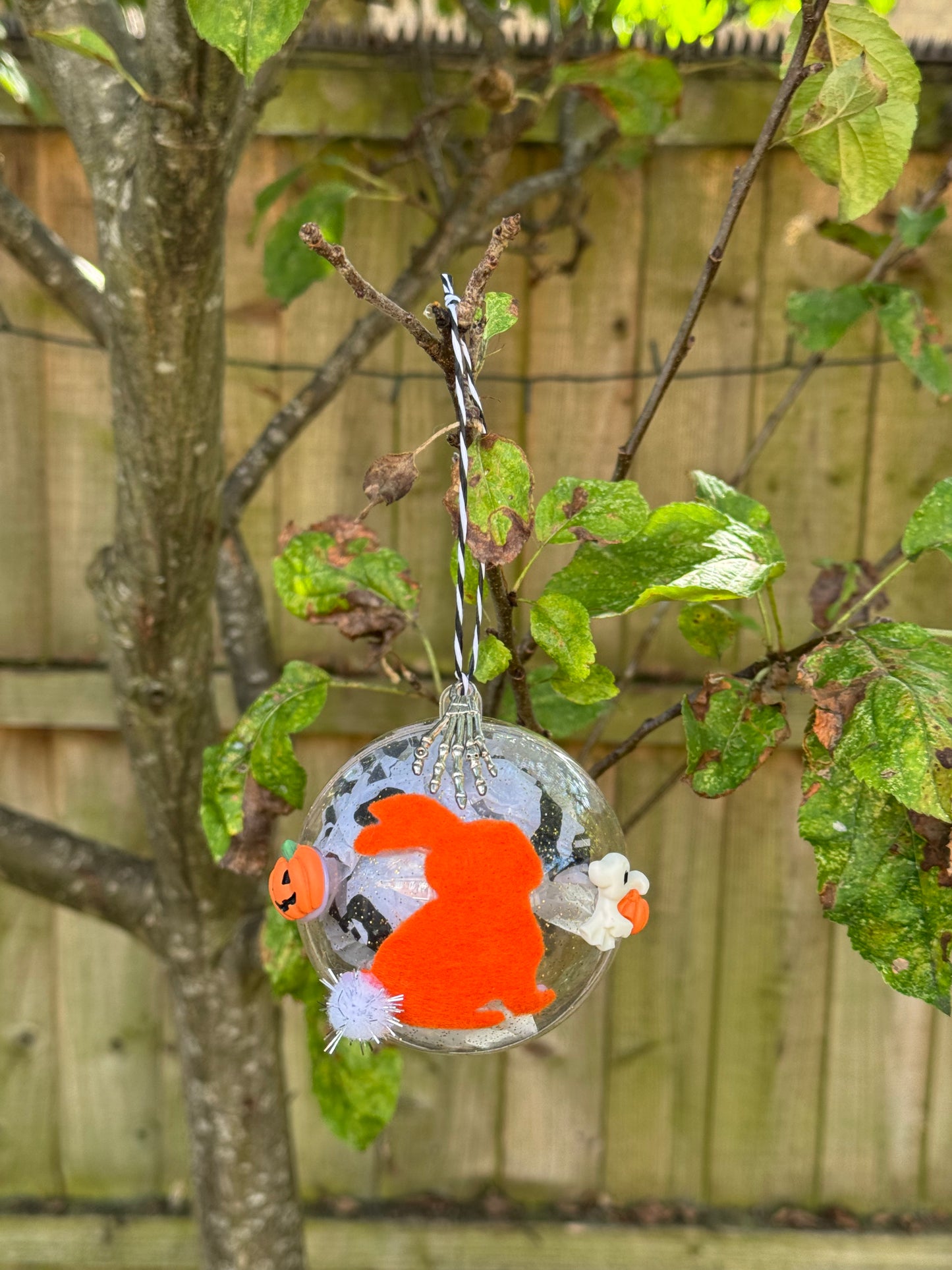 Halloween Bunny Bauble
