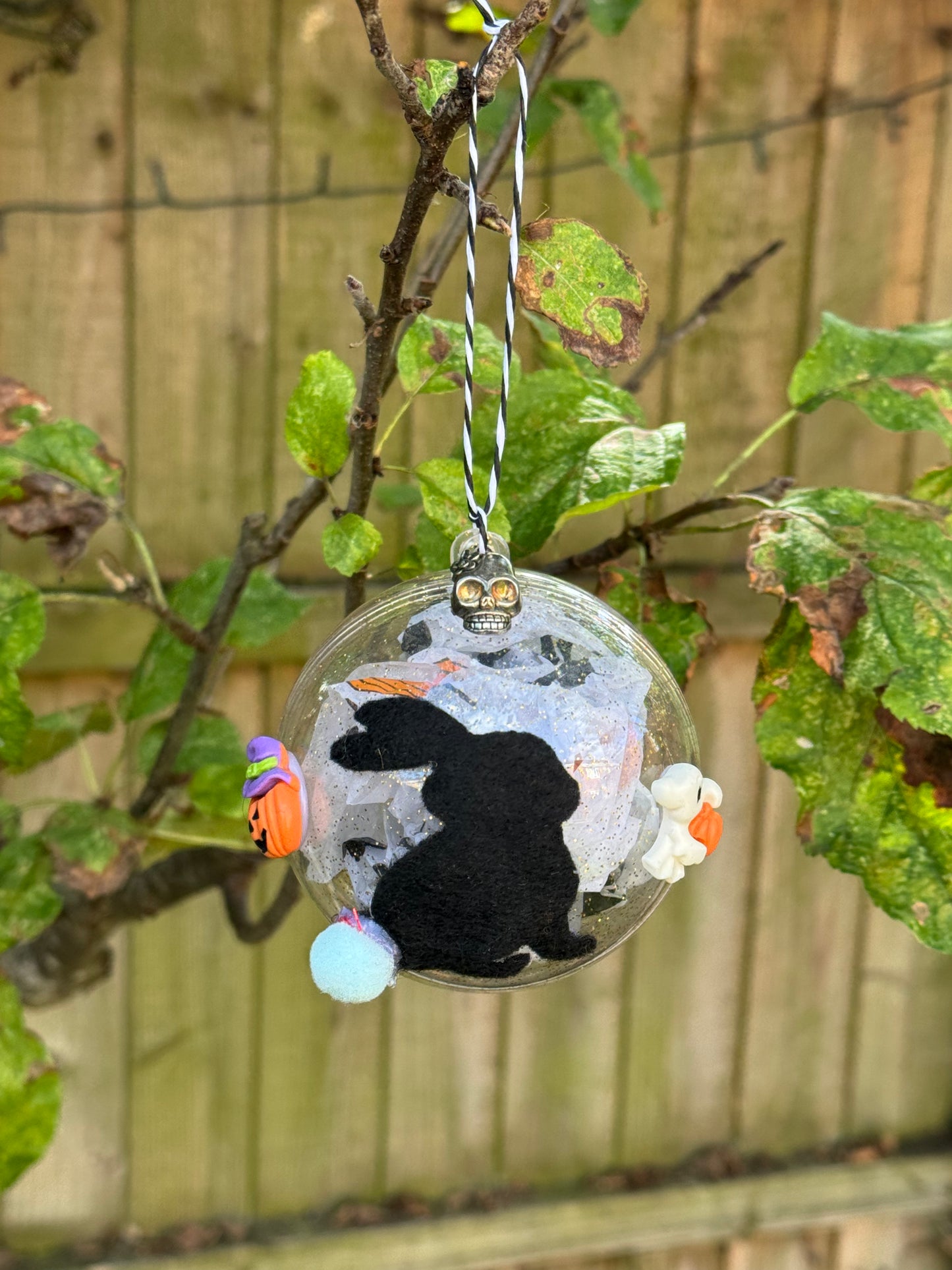Halloween Bunny Bauble