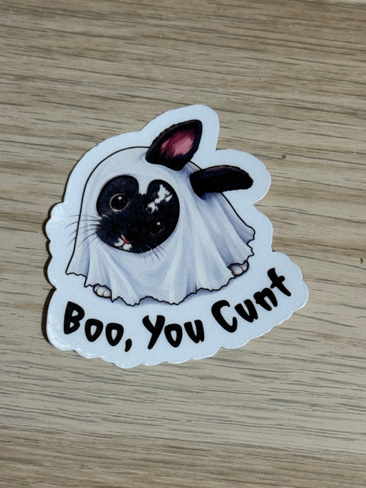 Spooky and naughty - Boo, you cunt