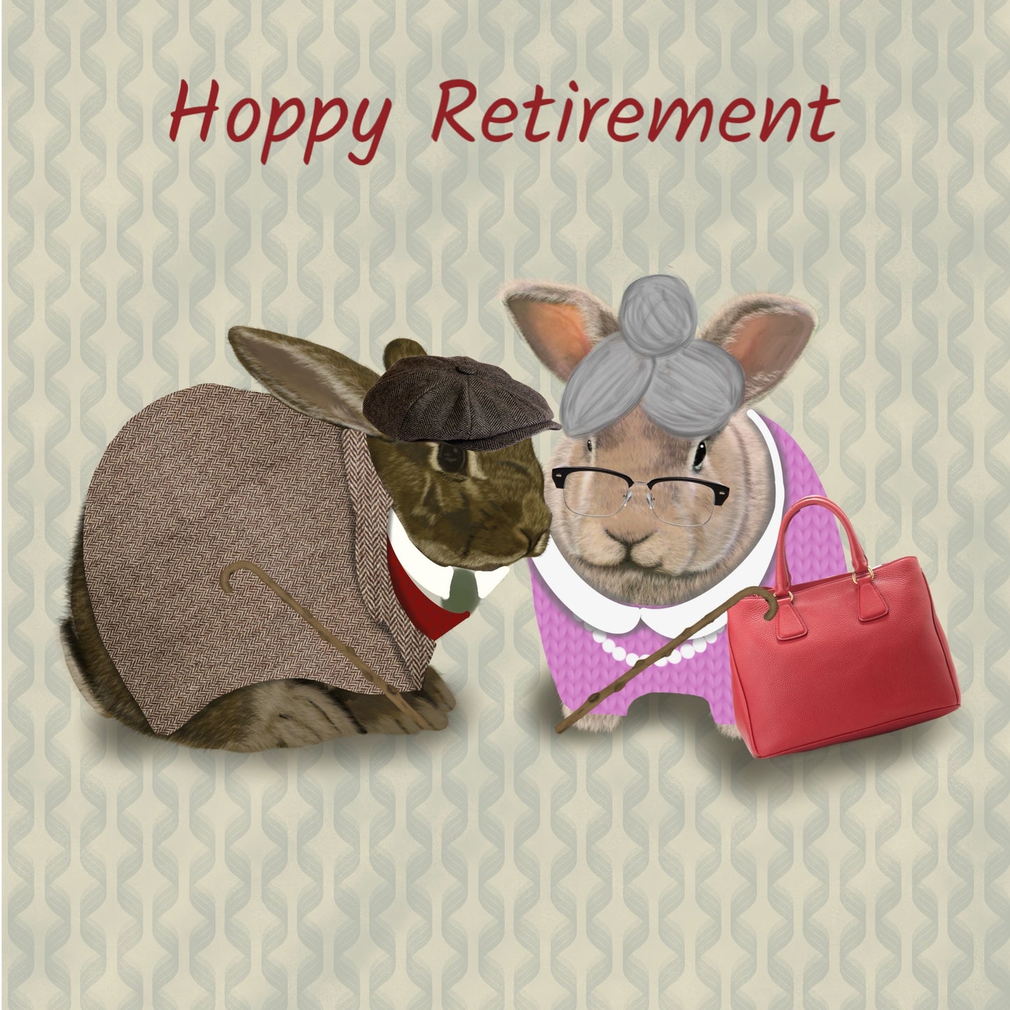 Hoppy Retirement Card