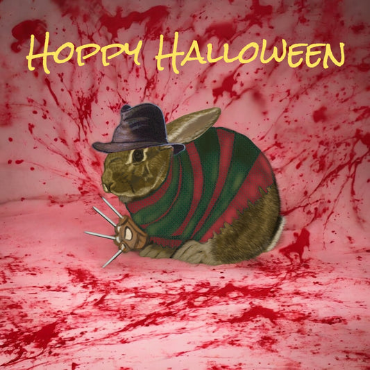 Hoppy Halloween Card