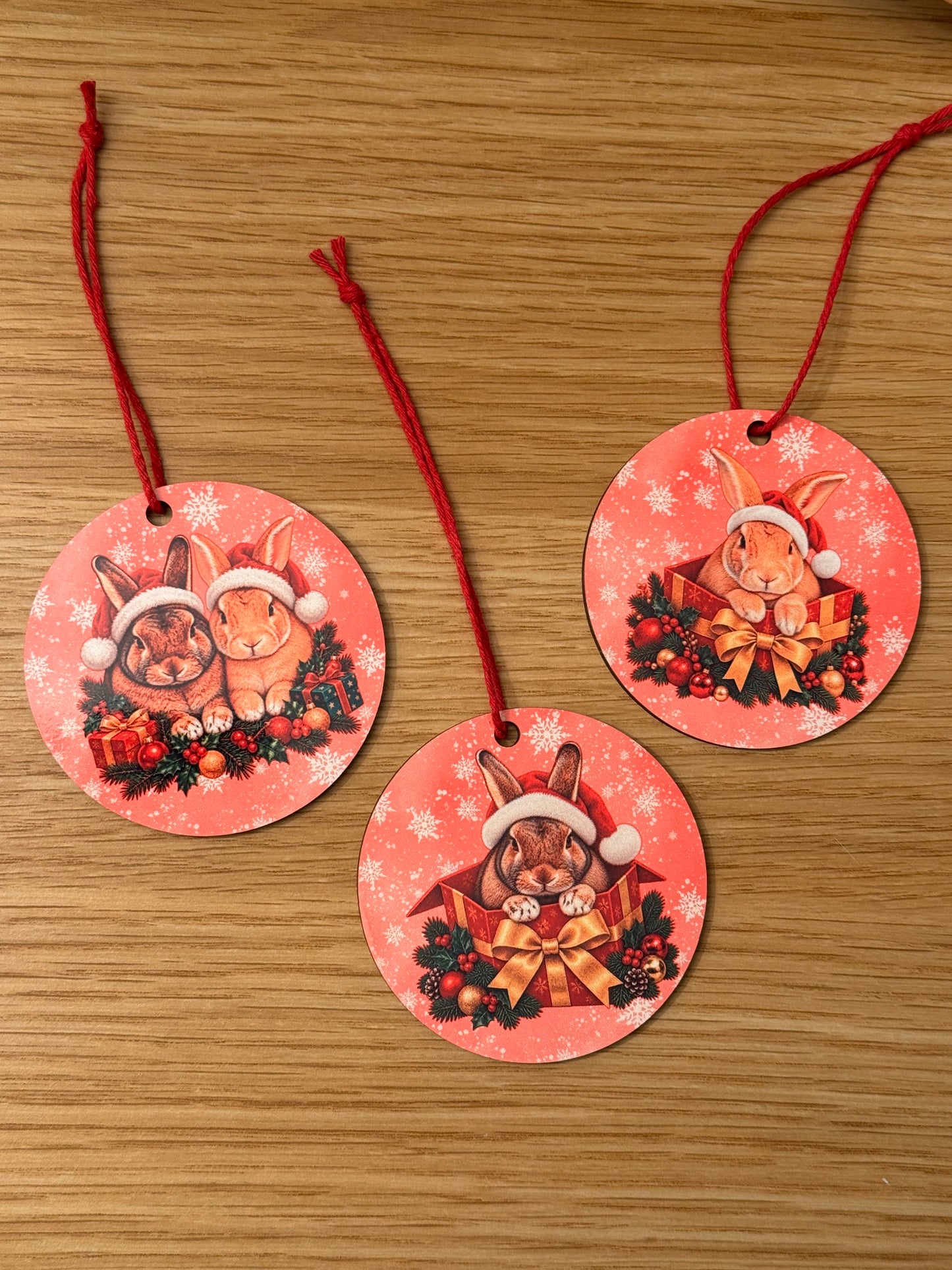 Fiver Friday - Wooden Christmas Ornaments