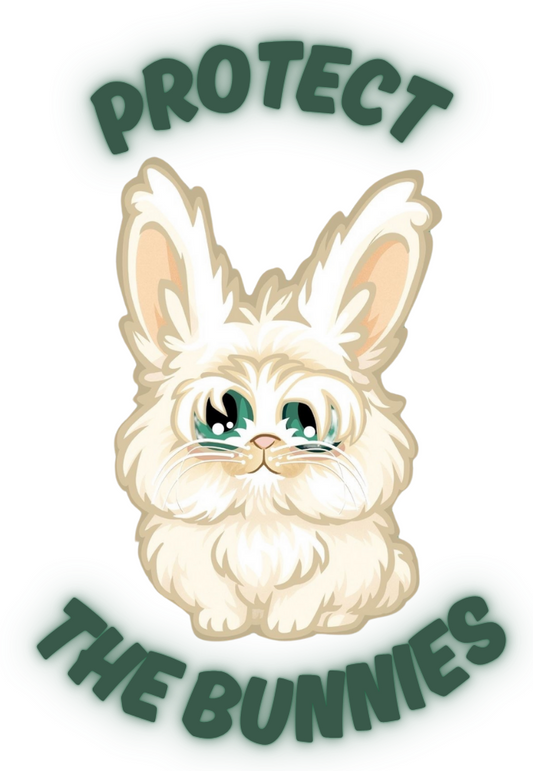 Carrot Cottage Rabbit - Bruce Protect The Bunnies Hoodie