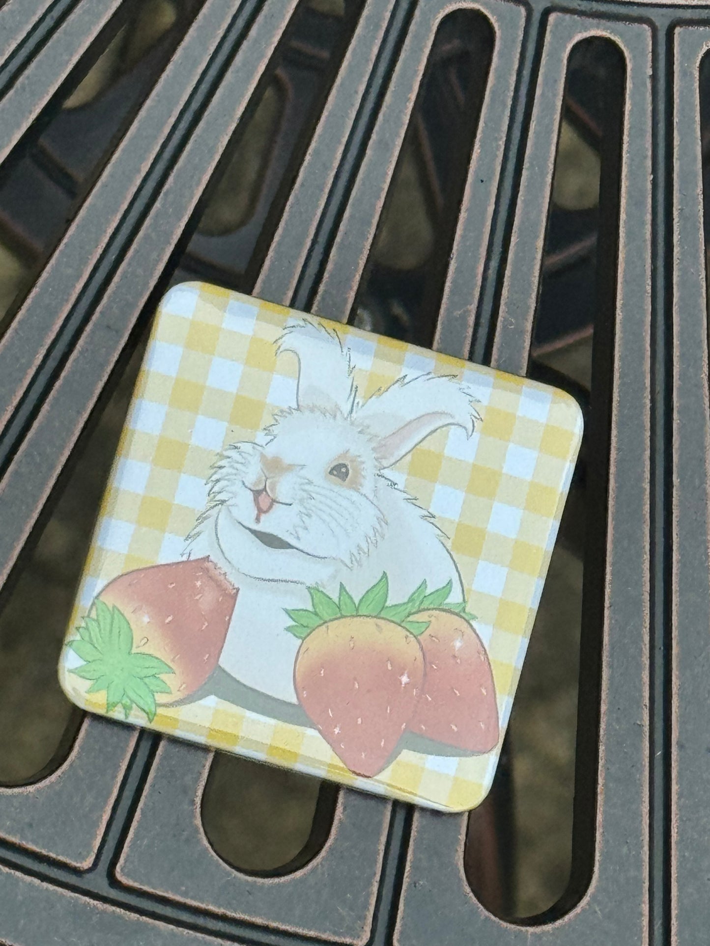Bruce - Strawberries - SonaBunArt