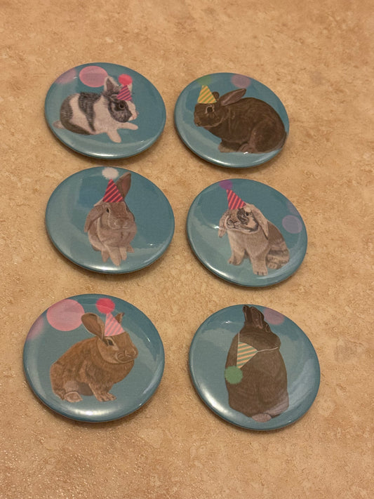 5.8cm BIRTHDAY pin badges