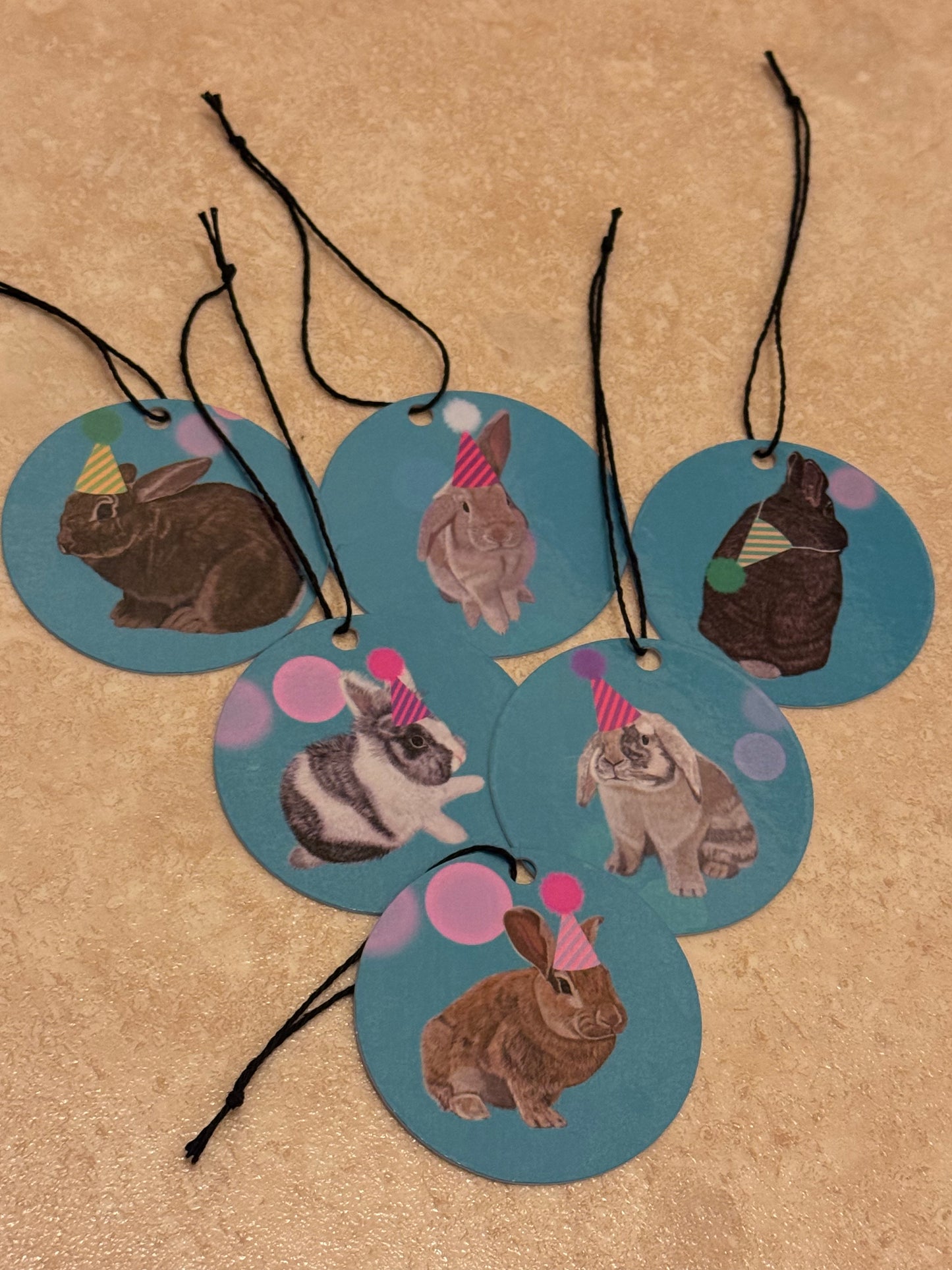 Pack of 6 Birthday Gift Tags