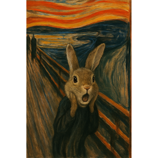The Screaming Bunny - Sweatshirt - The Warren Creations