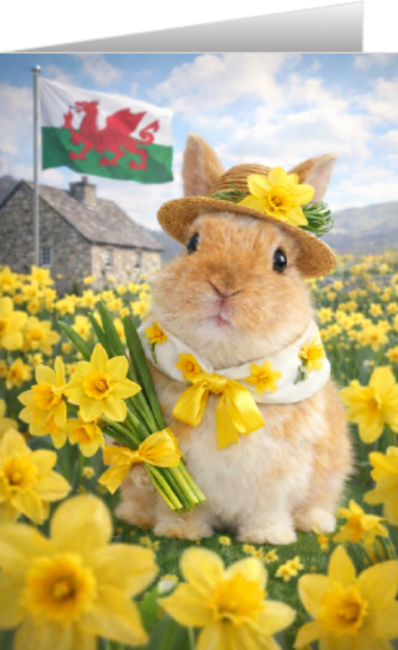 CCRR St David's Day Greeting Card - Harry