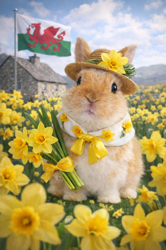 CCRR St David's Day Bunnies - Harry