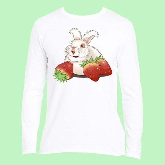CCRR - SonaBunArt - Bruce Strawberries - Long Sleeved Unisex Top